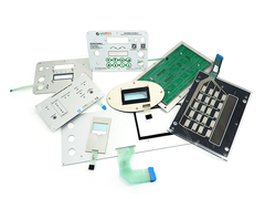 Interruptor de membrana de alumínio do animal de estimação do suporte com conector fêmea