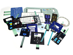 Interruptor de membrana da abóbada do diodo emissor de luz, teclado numérico impermeável da membrana com proteção do ESD